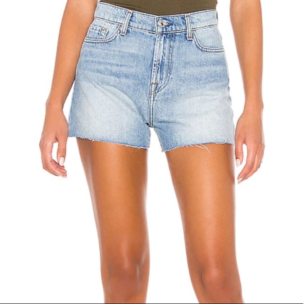 7 For All Mankind High Rise Cut Off Short